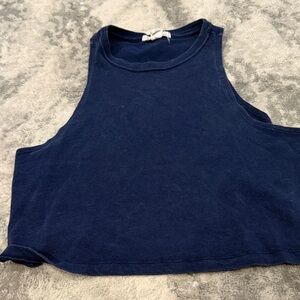 Forever 21 Navy Cropped Top
